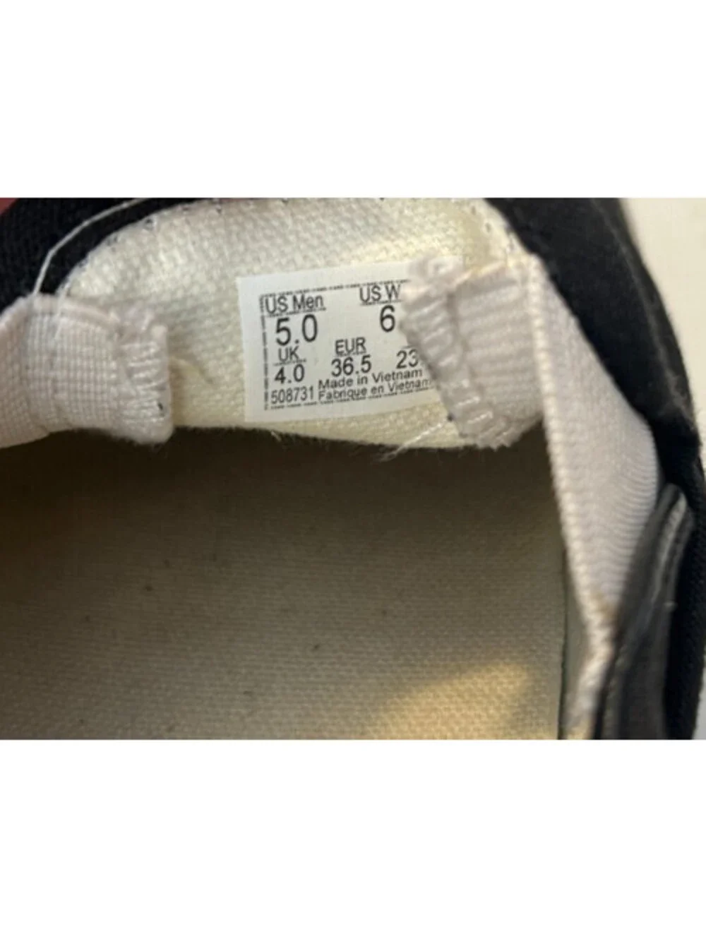 Vans Slip-Ons—Black—Men’s Size 5—Women’s 6.5—Shoes